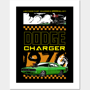 1970 Charger SRT Car Posters and Art